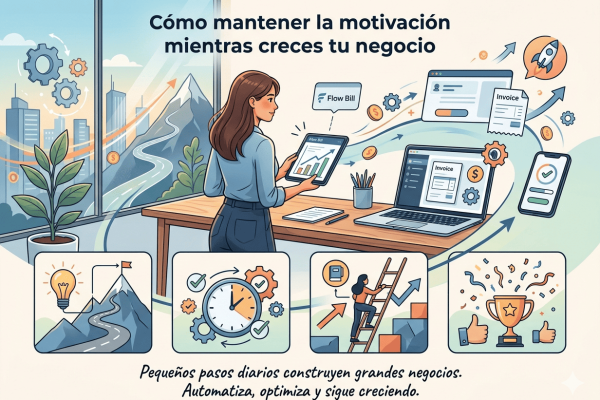 Cómo mantener la motivación mientras creces tu negocio