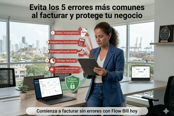 Evita los 5 errores más comunes al facturar y protege tu negocio